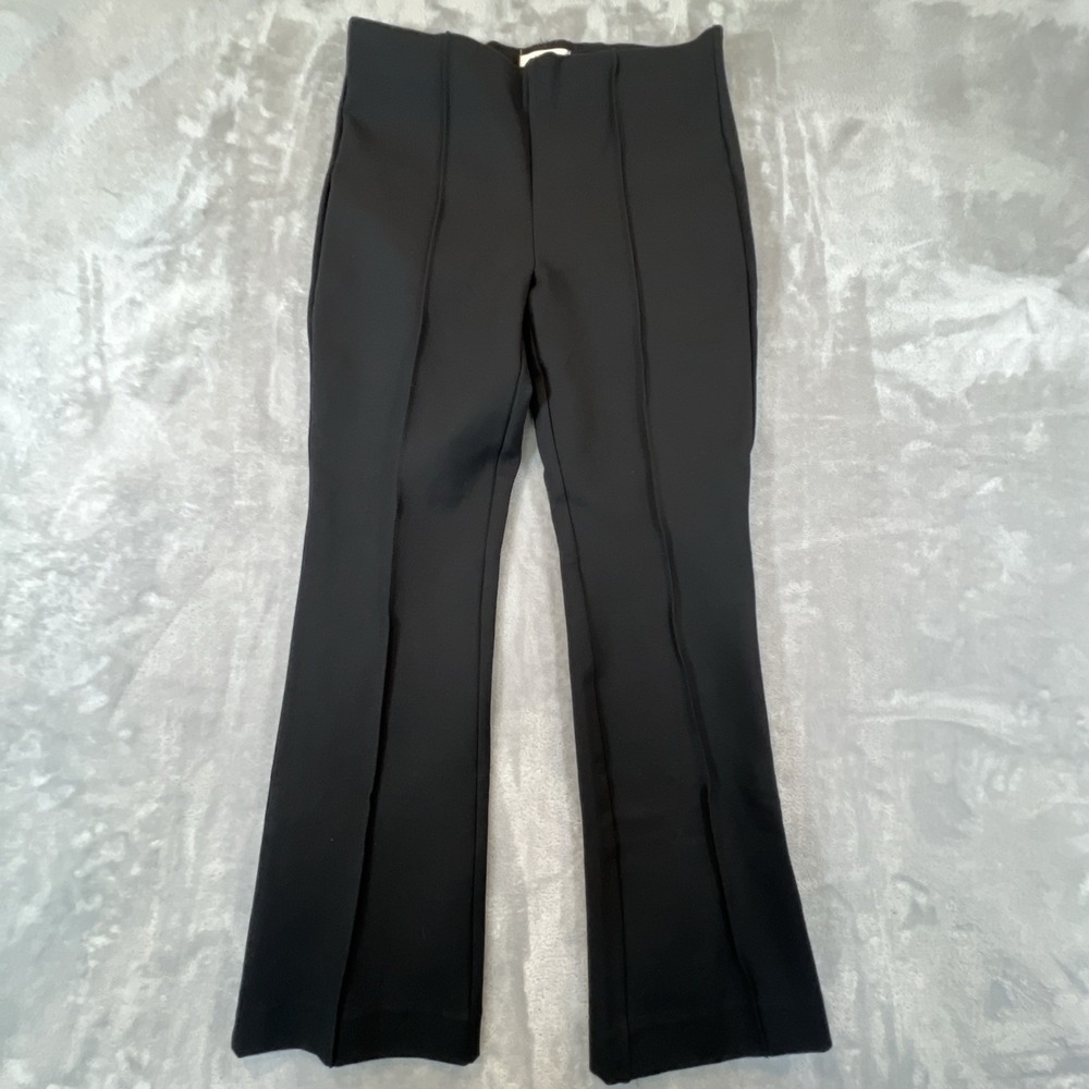 Maeve‎ By Anthropologie The Margot Kick Flare Pants Womens XS Black Pleated